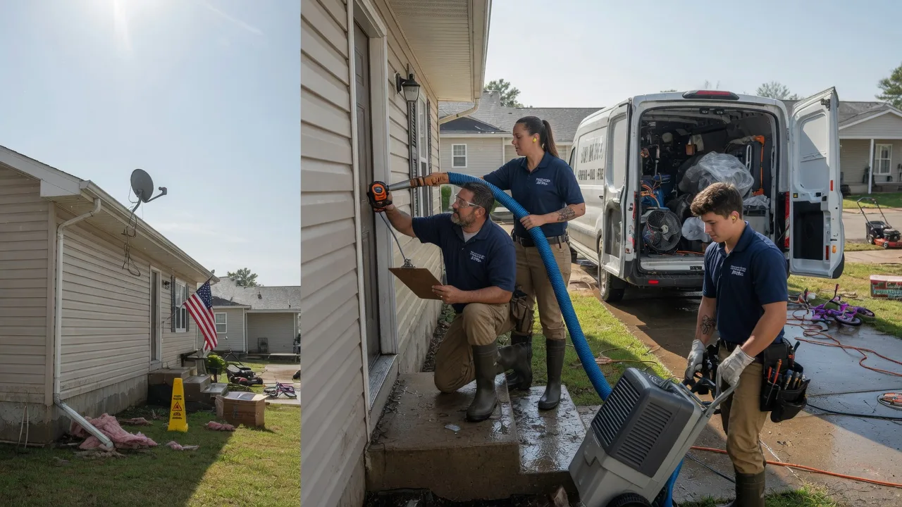 Ceiling Water Damage Restoration in Hartville, OH near me
